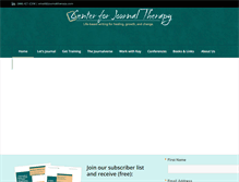 Tablet Screenshot of journaltherapy.com